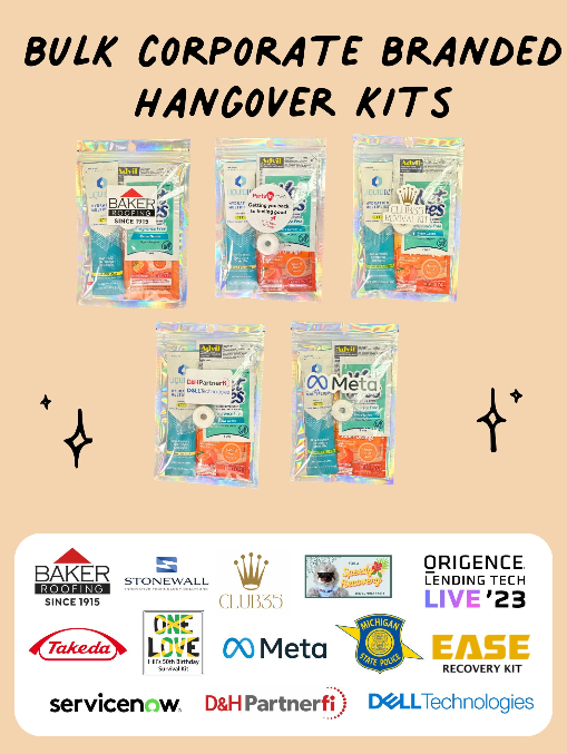 Customized Hangover Kit | Party Favor Kits