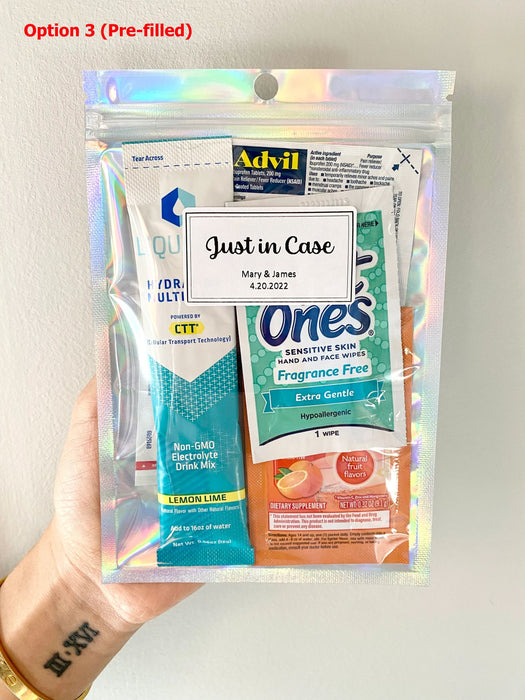 Wedding Party Favor Recovery Kits | Party Favors for Guests with Personalization