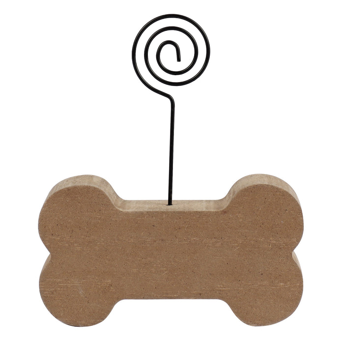 Dog Picture Holder, Woof with Paw Print, 4” x 4.5”
