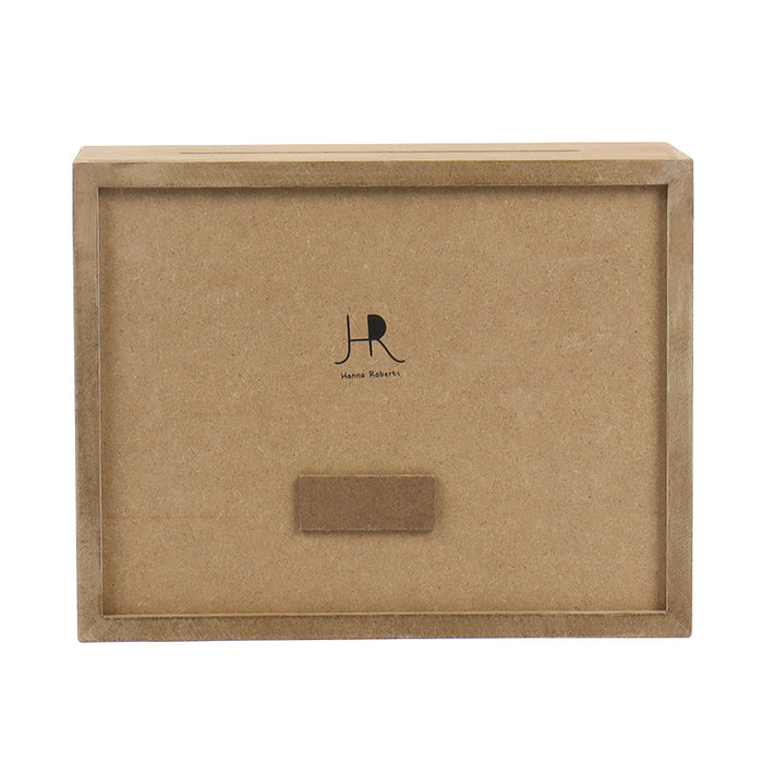 Adventure Fund and Card Wood Box with World Map