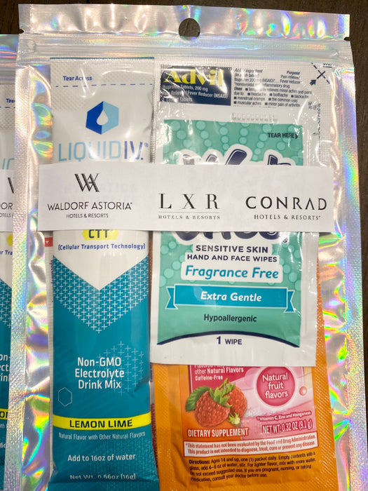 Bulk Corporate Hangover Kit for Company Events, Conferences, Team Outing and End of Year Holiday Parties, Gender Neutral Party Favors