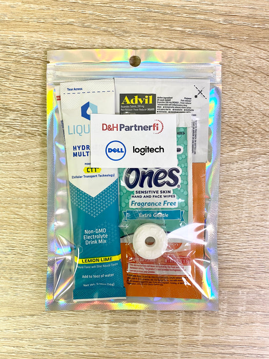 Bulk Corporate Hangover Kit for Company Events, Conferences, Team Outing and End of Year Holiday Parties, Gender Neutral Party Favors