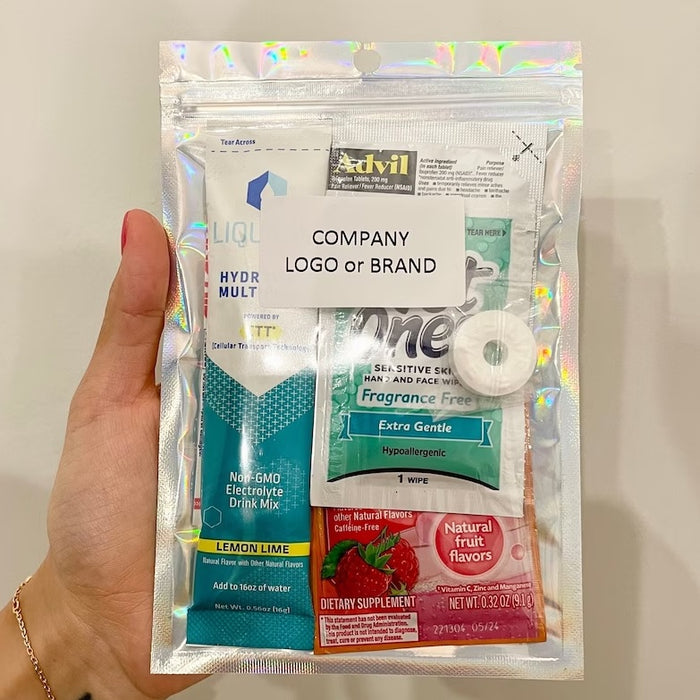 Bulk Corporate Hangover Kit for Company Events, Conferences, Team Outing and End of Year Holiday Parties, Gender Neutral Party Favors