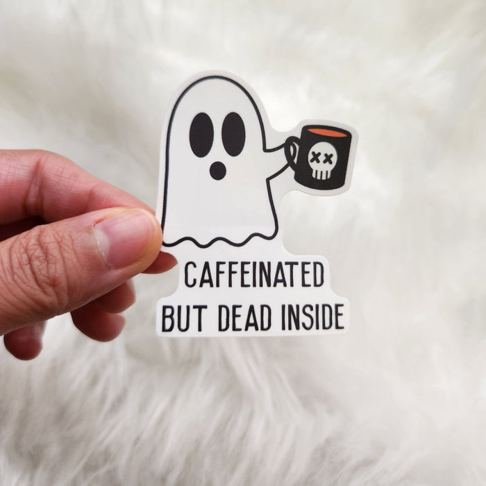 Sticker | Halloween | Caffeinated But Dead Inside