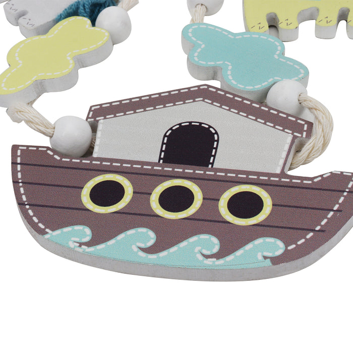 Noah's Ark Nursery Wood Garland Banner