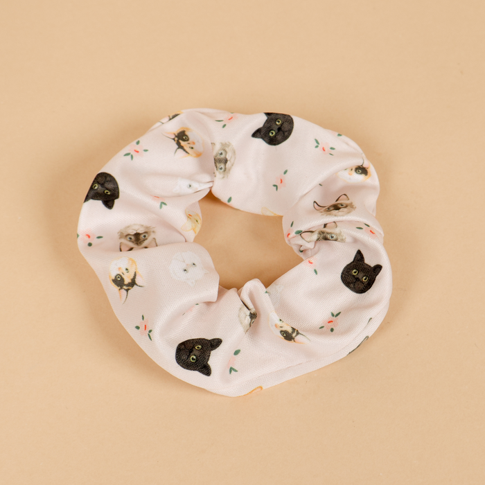 Cat Hair Scrunchie