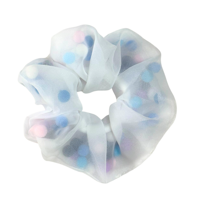 Pom Pom Mermaid Hair Scrunchie