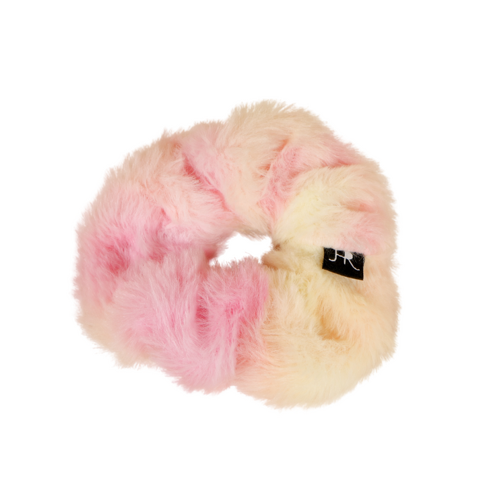 Bachelorette Bridal Bridesmaid Gift Proposal Accessory for Women | Fuzzy Bubble Gum Hair Tie Scrunchie