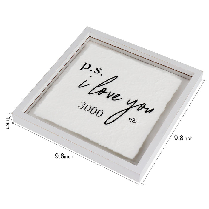 P.S I Love You 3000 Decorative Acrylic Glass Sign