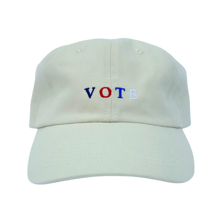 Baseball Hat with Adjustable Strap | Book Vote Cap