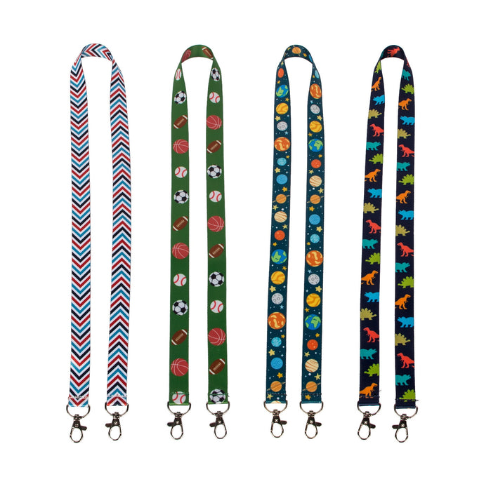 Lanyard Necklace Holder with Secured Hooks - Set of 4