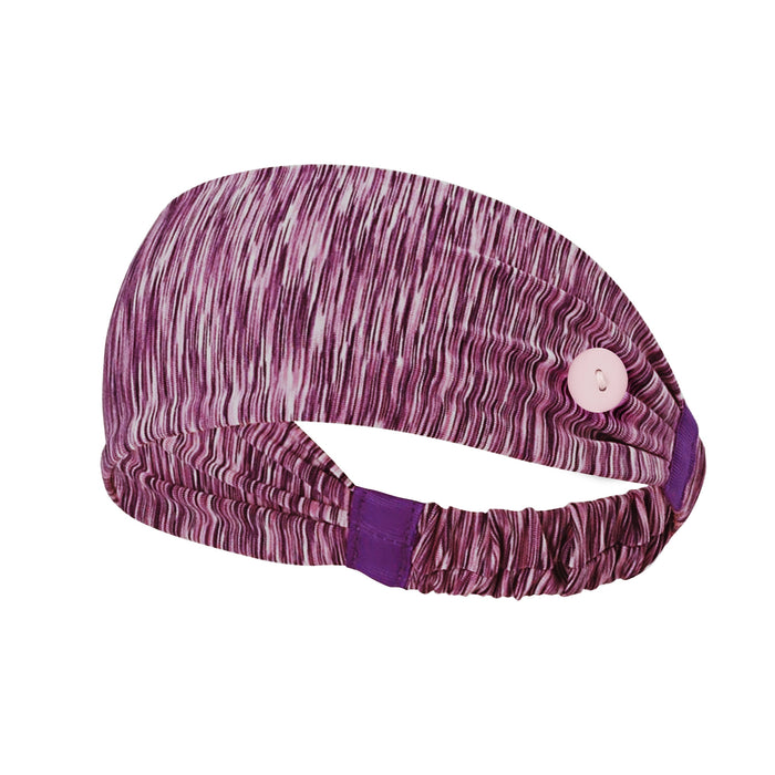 Headband with Buttons for Face Masks and Covers