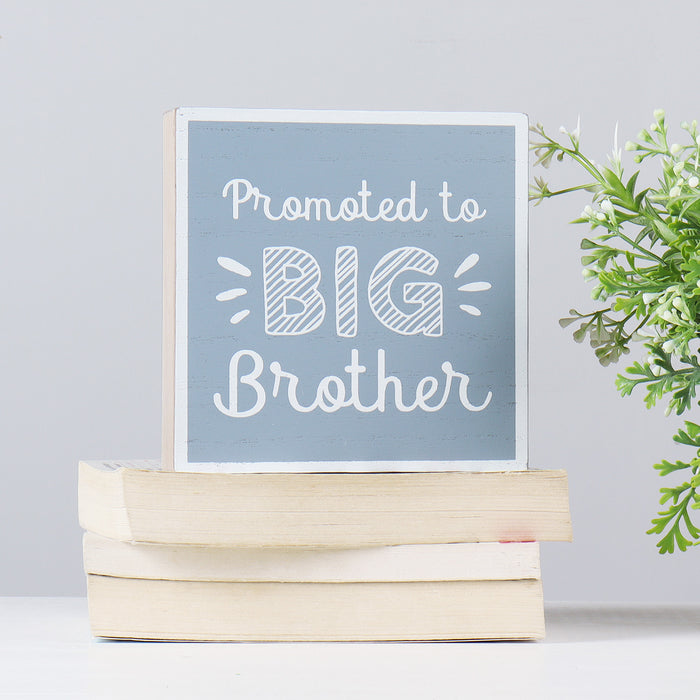 "Promoted To" Kids Sibling Reveal Box Sign