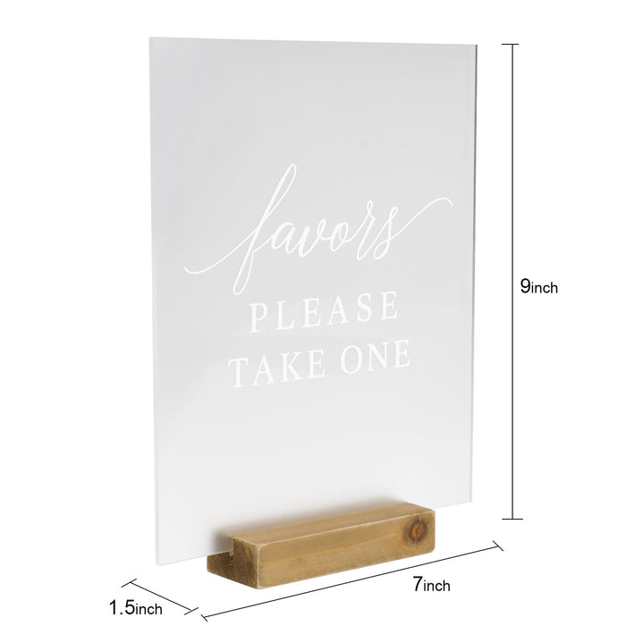 Set of 3 Table Signs Wedding Reception, Ceremony, Party, Table Decoration