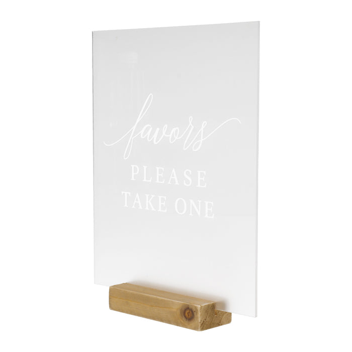 Set of 3 Table Signs Wedding Reception, Ceremony, Party, Table Decoration